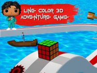 Line Color 3D Puzzle Adventure