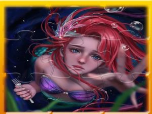 Mermaid Jigsaw Puzzle Game