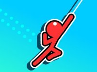 Stickman Rope Hook Swing Game