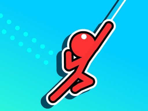 Stickman Rope Hook Swing Game