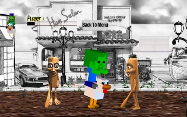 Chicken Jockey: Tung Tung Sahur Fight - Family-Friendly Arcade Brawler Online Game