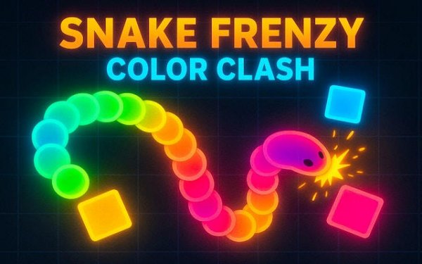 Snake Frenzy: Color Clash Online Game