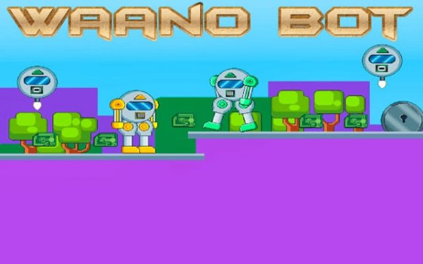 Waano Bot: Sci-Fi Platformer Challenge Online Game