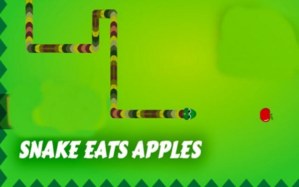 Snake Eats Apples - Classic Arcade Snake Online Game