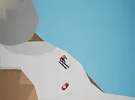 Dangerous Down the Hill Ski Game