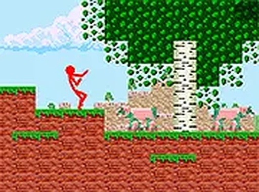 Red Stickman vs Monster School Online Puzzle Game