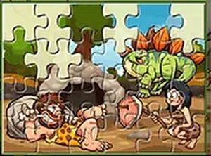 Caveman Jigsaw Puzzle Game