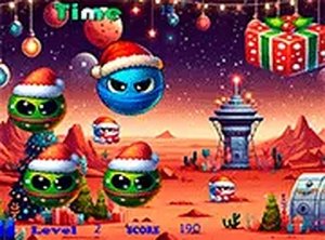 Christmas Rush: Red and Friend Balls Online Game