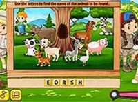 Animal Word Scramble Puzzle