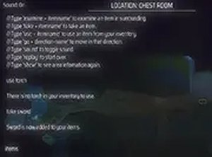 Enigma Island Text Adventure