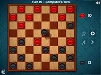 Checkers Classic Strategy Board Game
